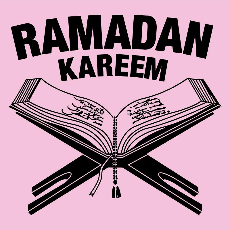 Coran avec le texte 'Ramadan' au-dessus