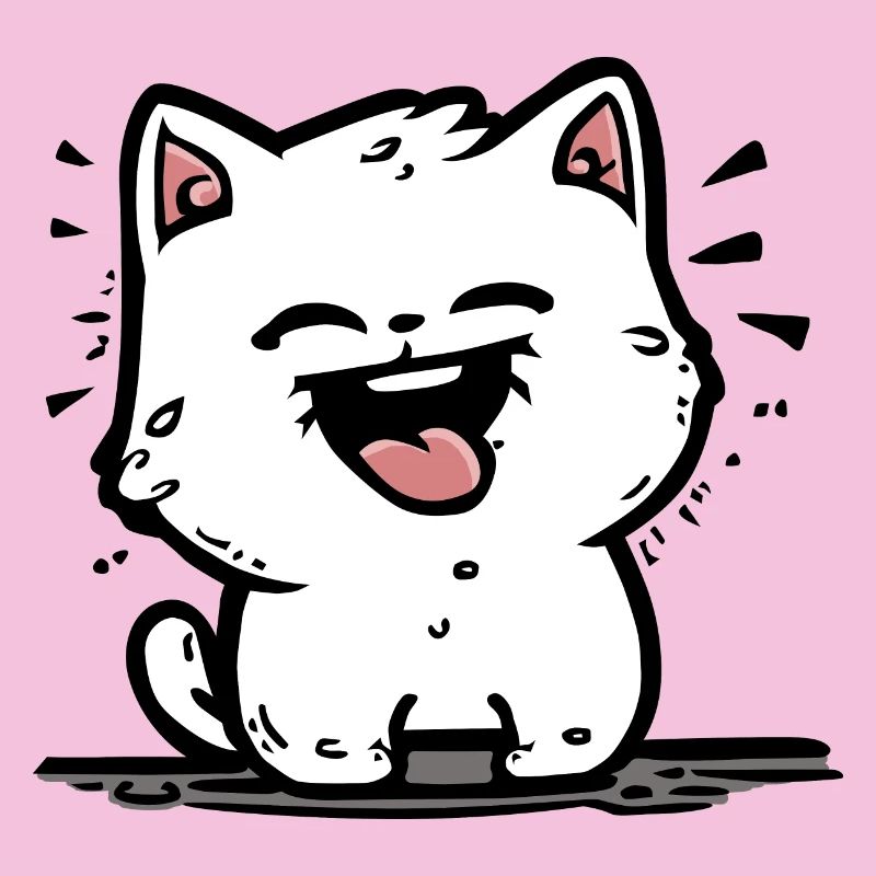 Loughing Kitty