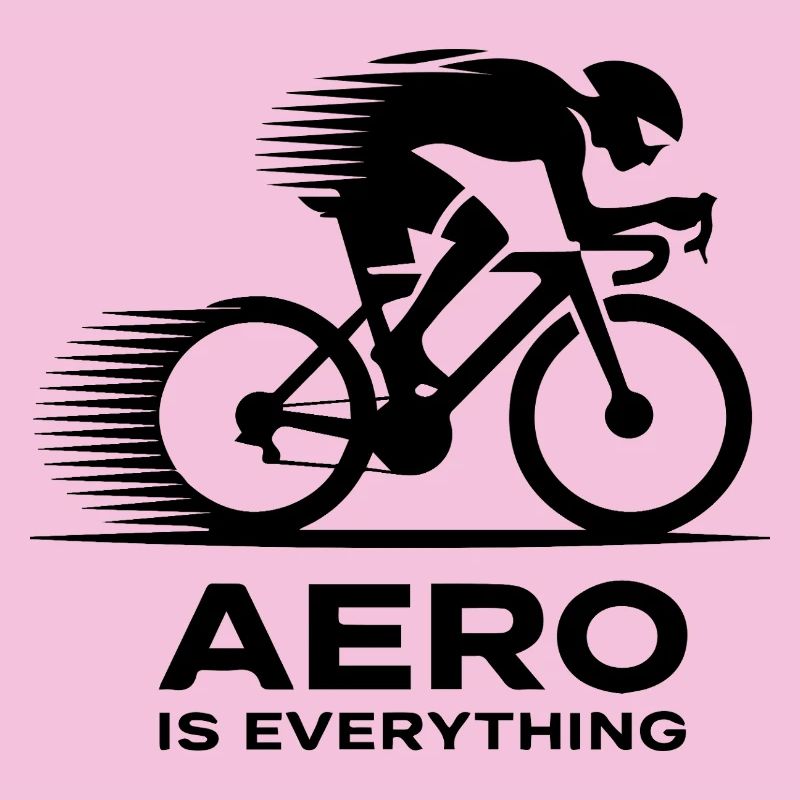 Aero Cyclist Silhouette Geschenk