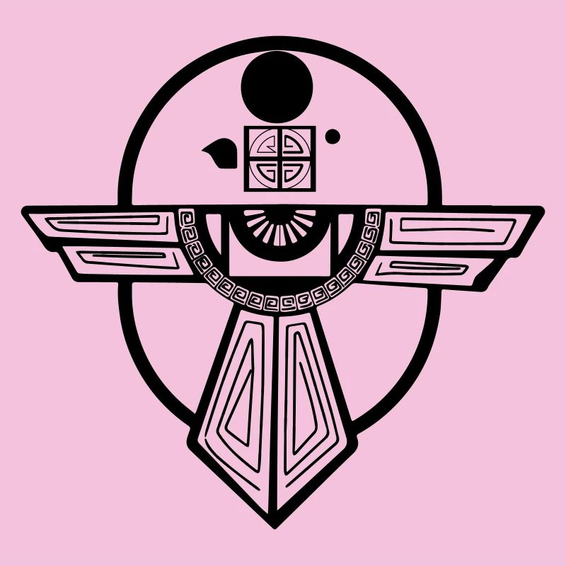 Uraltes Donnervogel-Totem-Design