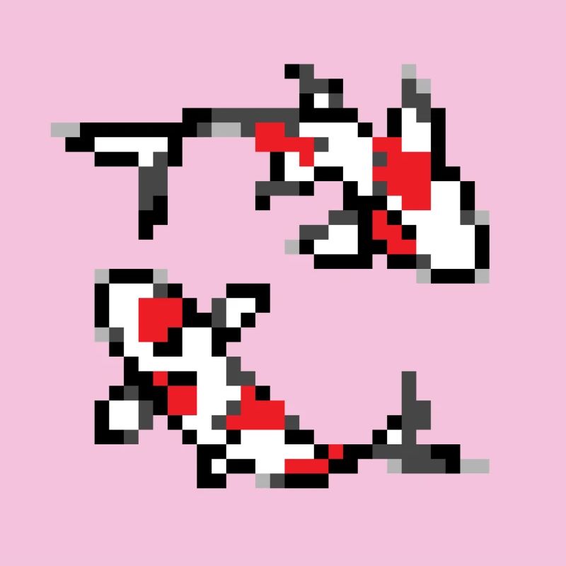 Pixelart Koi