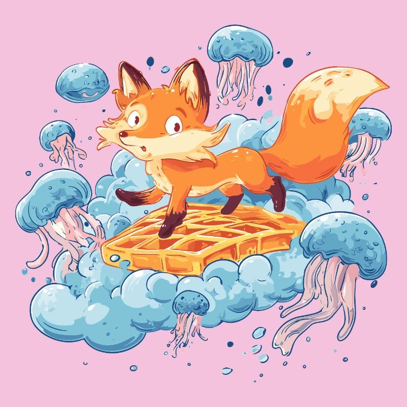 Fuchs auf Waffeltraum