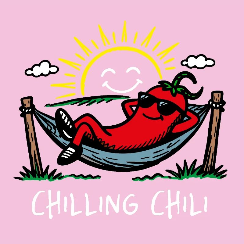 Chili glaçant Jeu de mots drôle Chilli Chilling