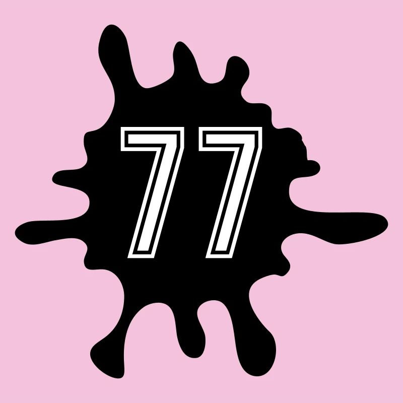 Klecks 77 Zahl