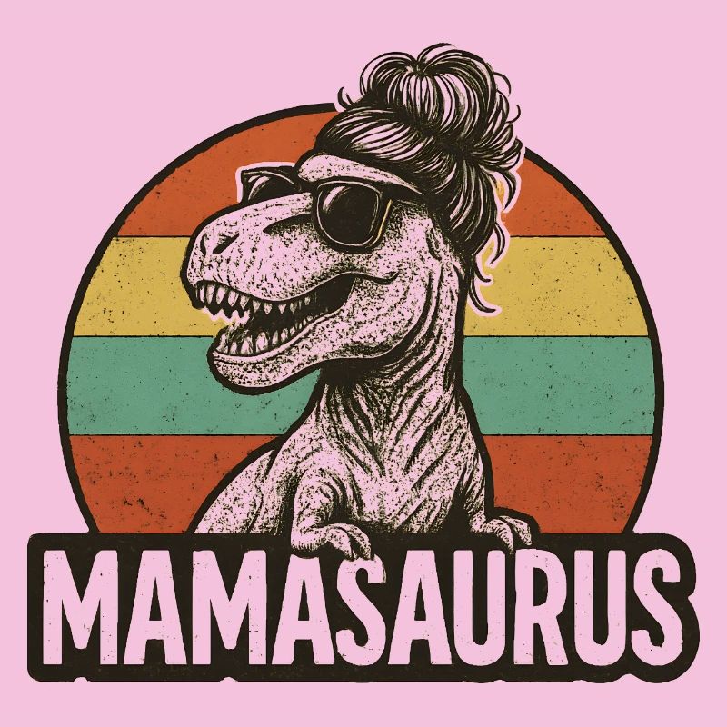 Mamasaurus Mama Mutter Geschenkidee Humor Lustig