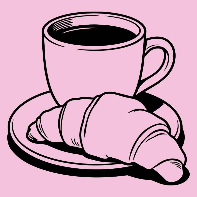 coffee croissant