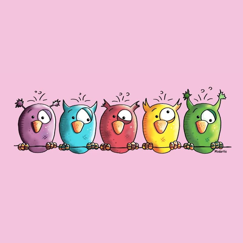 Funny Owls - Eule - Vogel