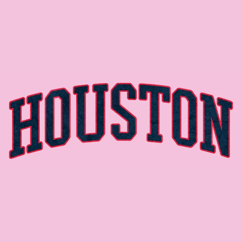 Houston Varsity Bogen Schriftzug