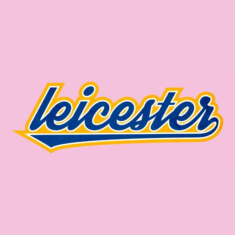 Leicester Script Swoosh sur les vêtements