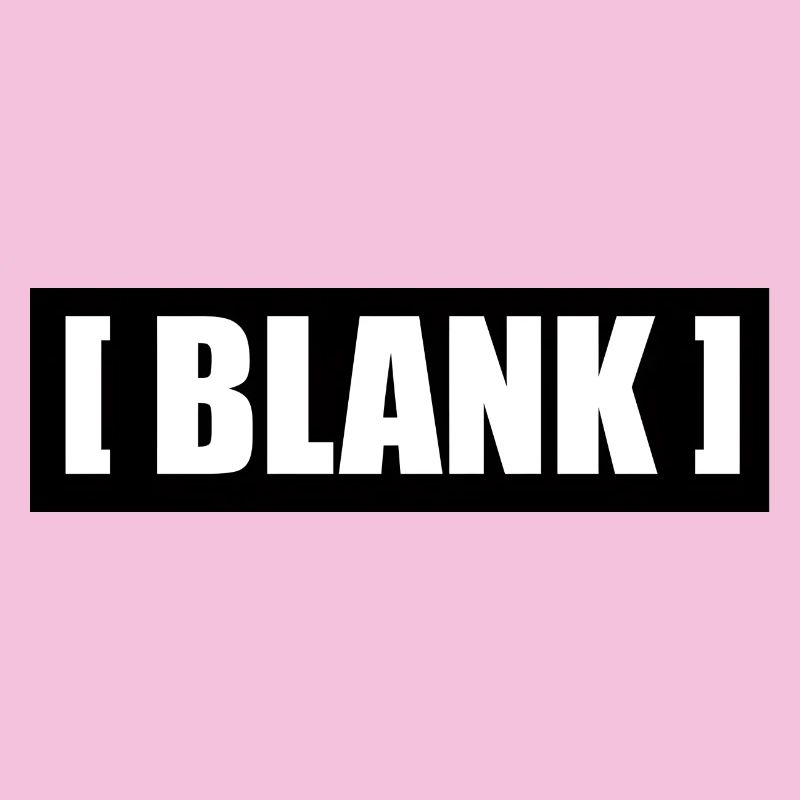 [ Blank ] No Logo Typografie
