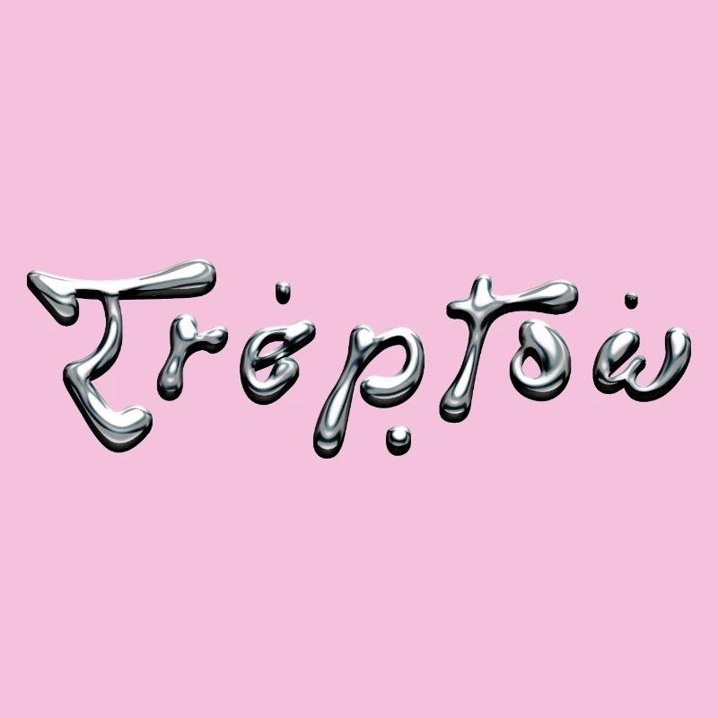 Treptow Liquid Chrome Typography