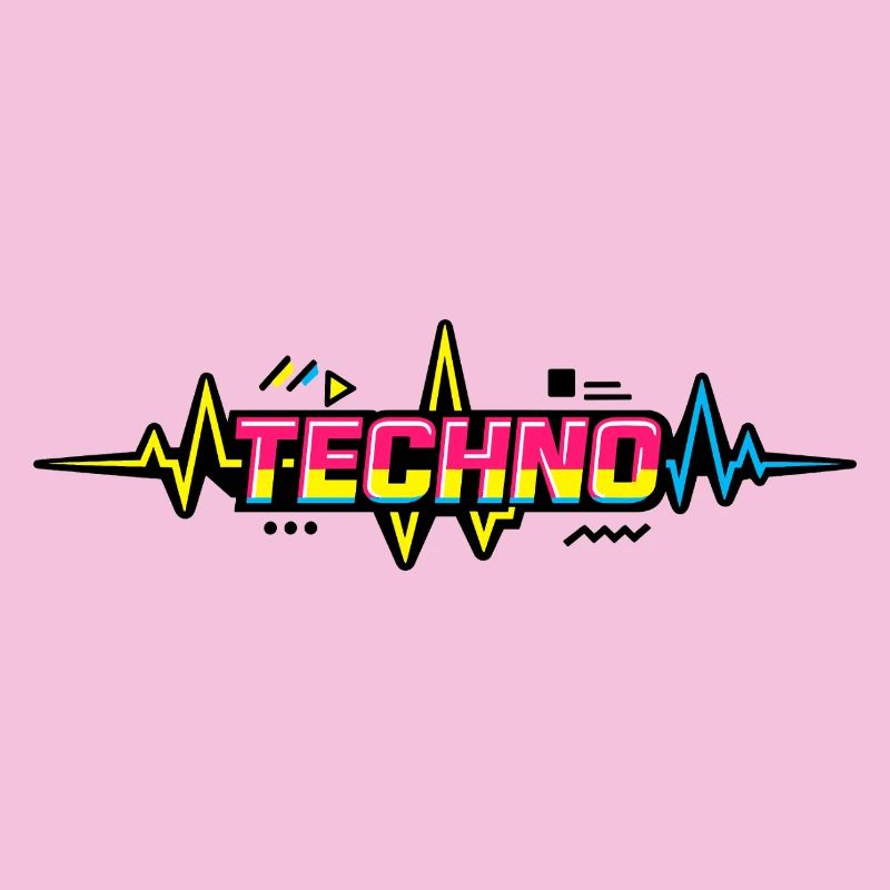 Techno Neon Pulse