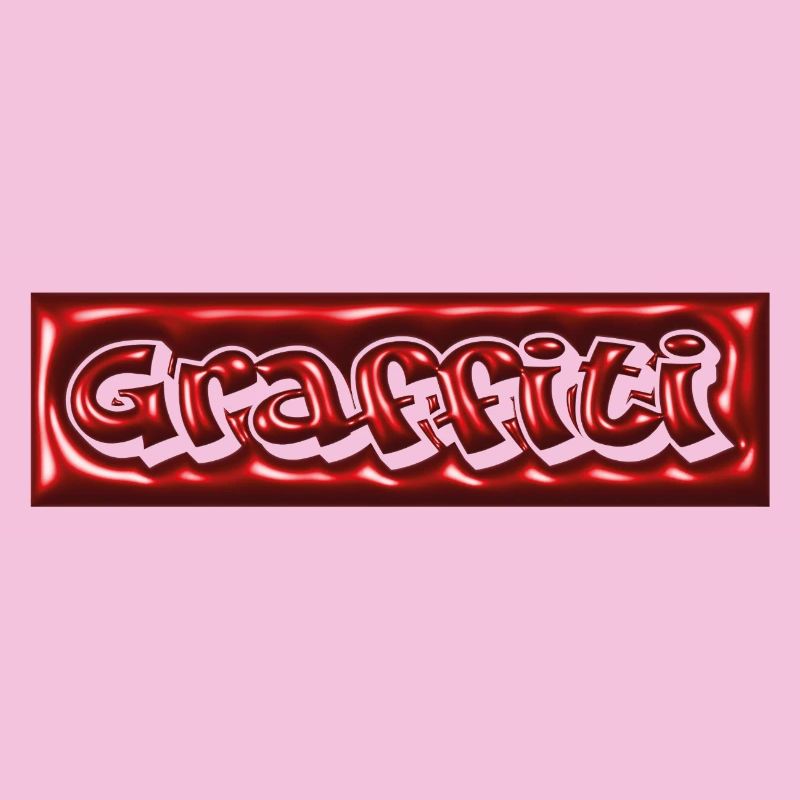 Bulle de graffiti 3D