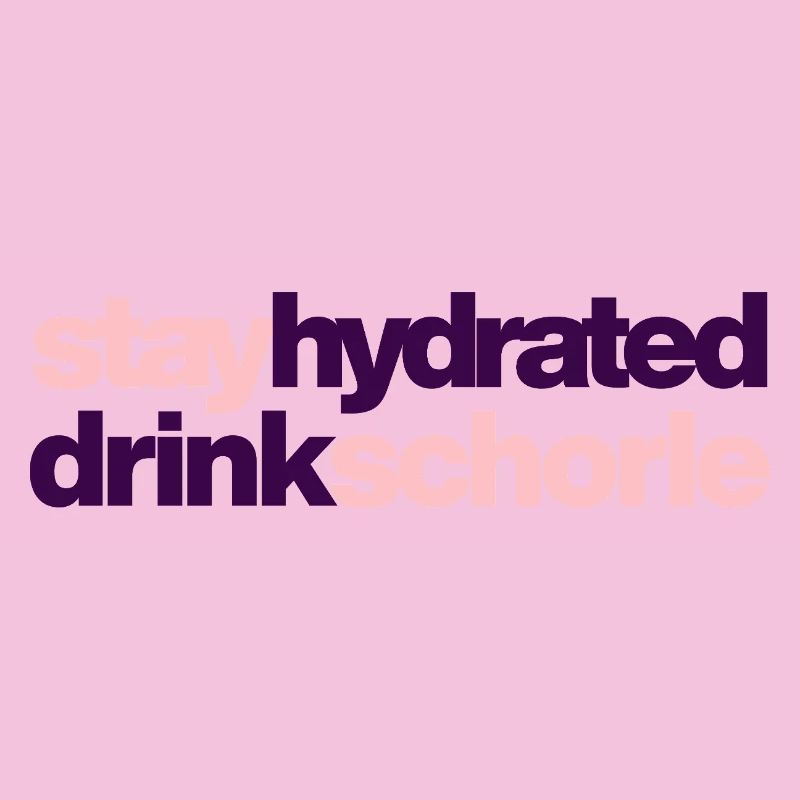 Restez hydraté - buvez du spritzer
