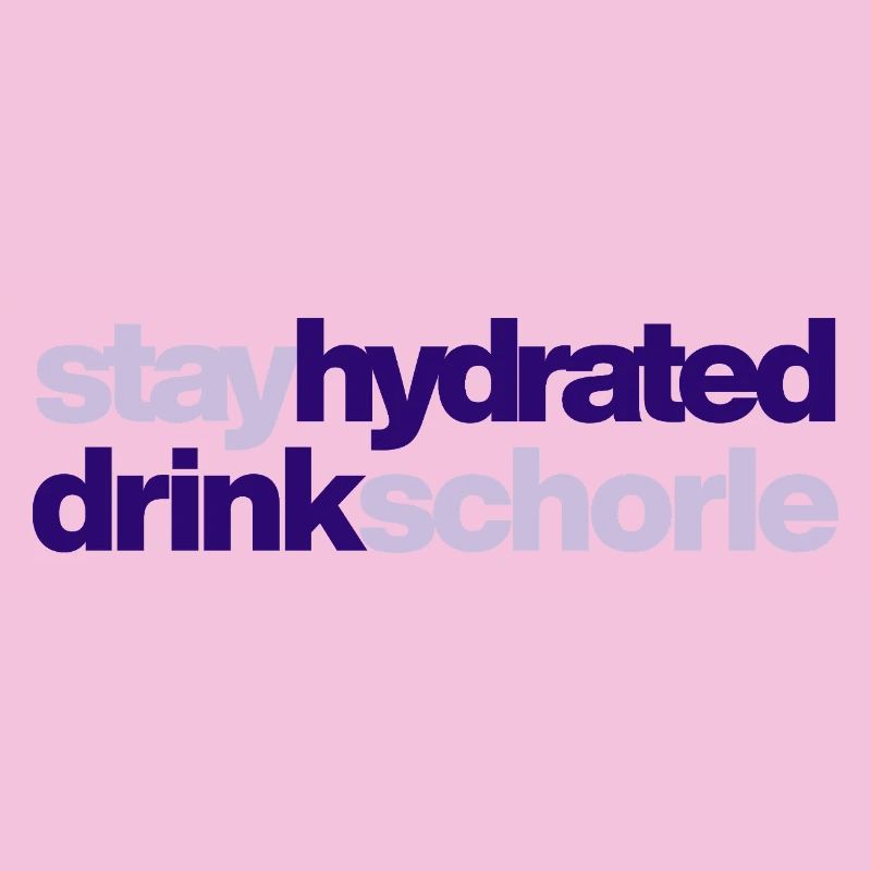Restez hydraté - buvez du spritzer