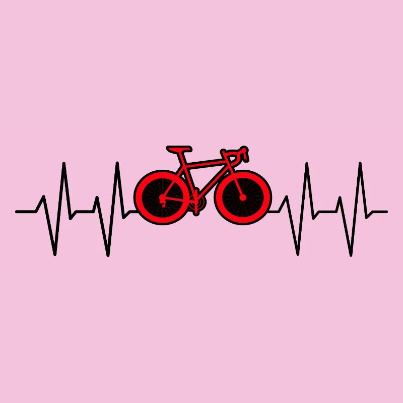 Course cycliste à rythme cardiaque