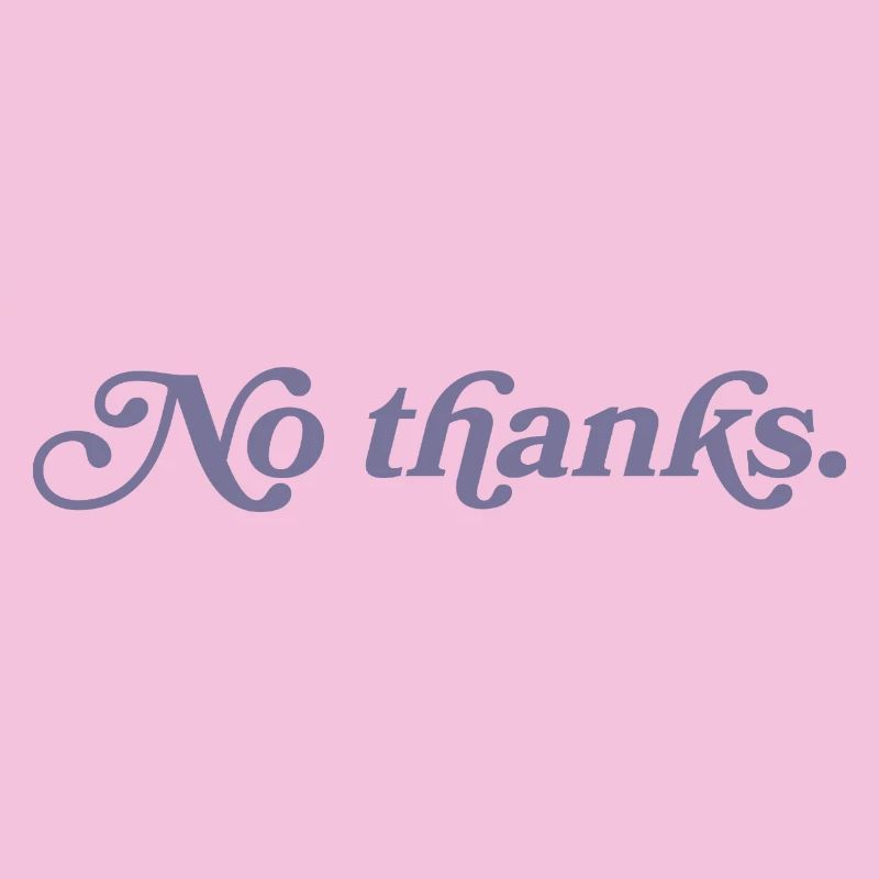 Non merci.
