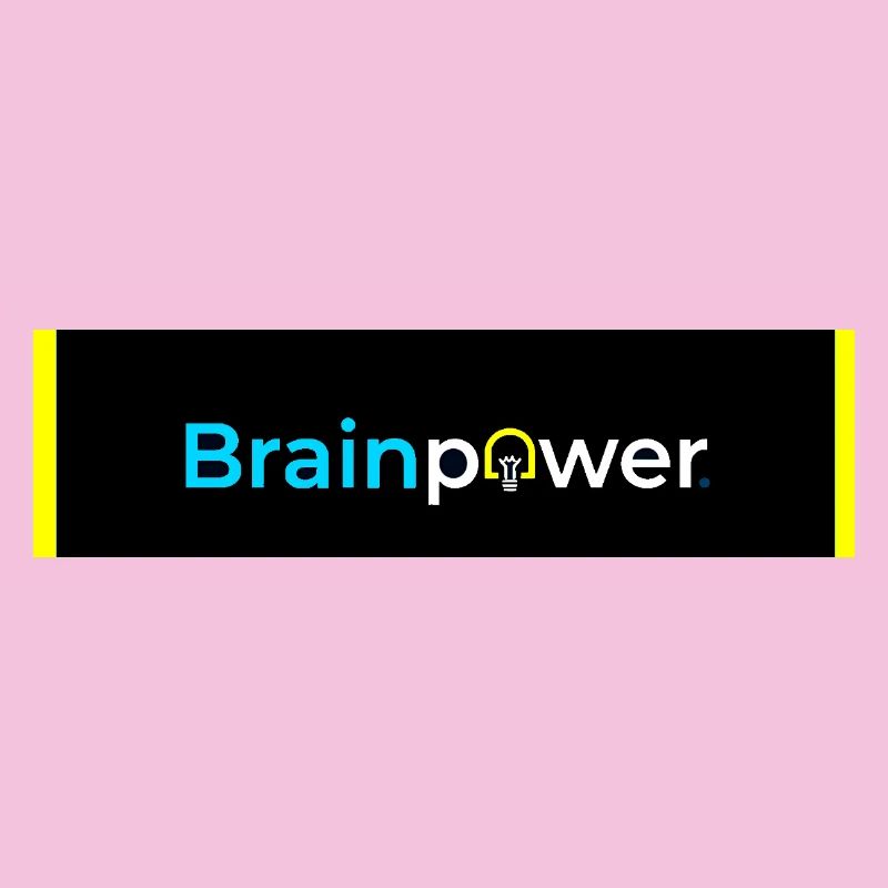 Typographie de l’ampoule Brainpower