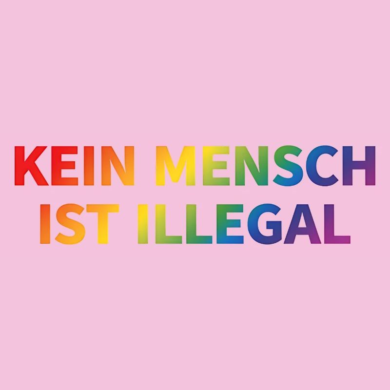 No One Is Illegal Rainbow