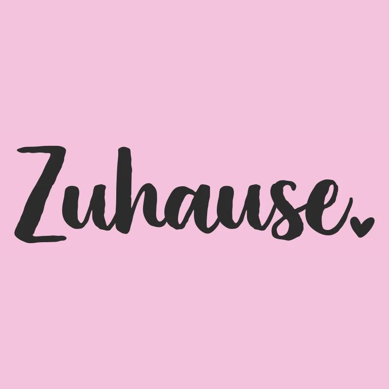 Zuhause  Schriftzug