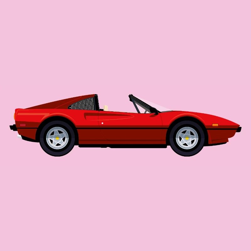 VOITURE DE SPORT ROUGE