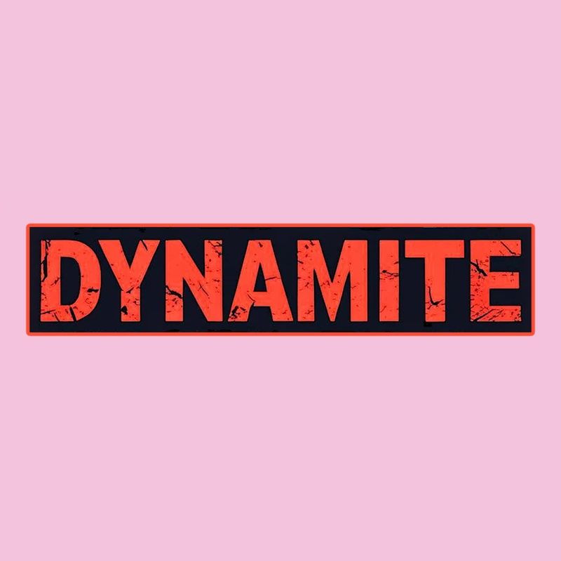 Dynamitisches rotes Grunge-Poster