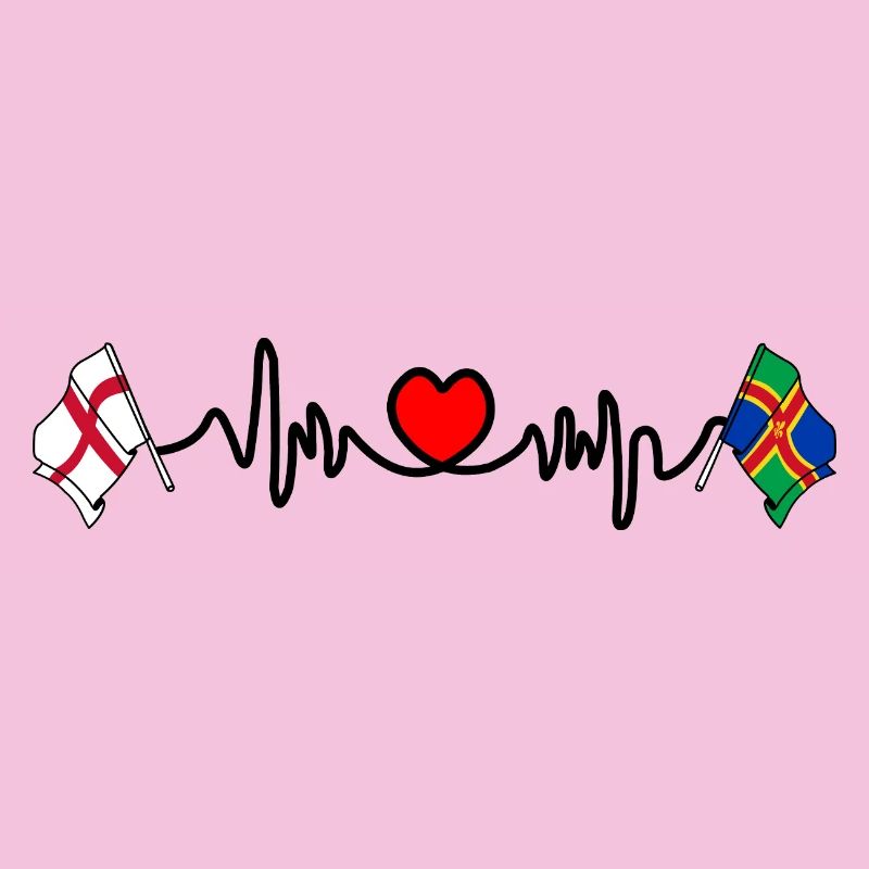 Drapeau du Lincolnshire + Drapeau anglais