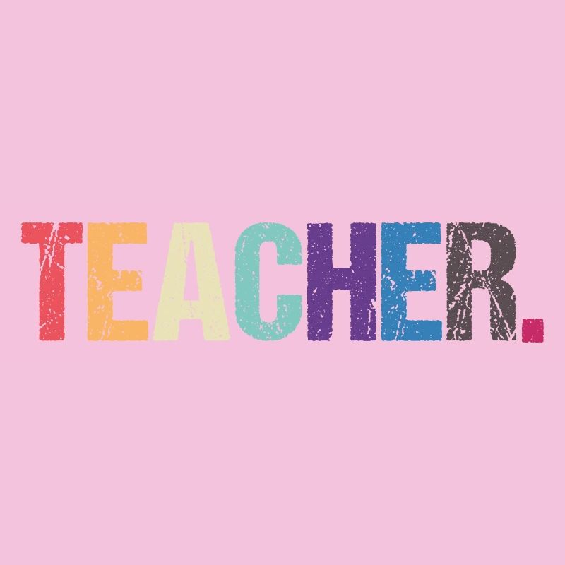 Conception colorée de TEACHER