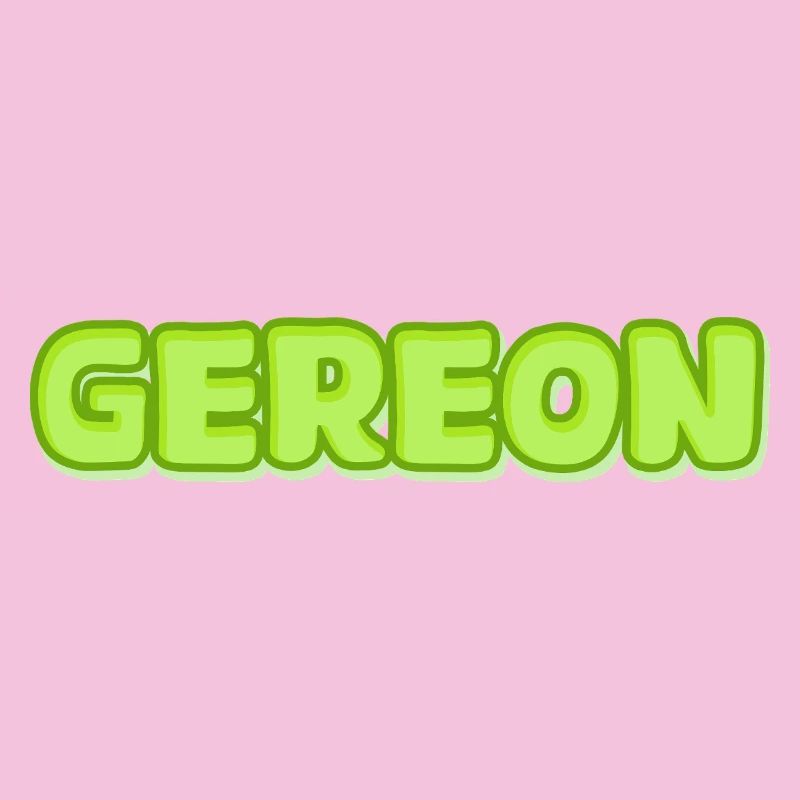 Gereon Neon Bubble Letters