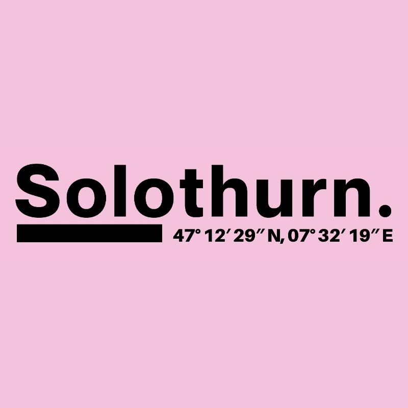 Solothurn coordinates Canton Switzerland