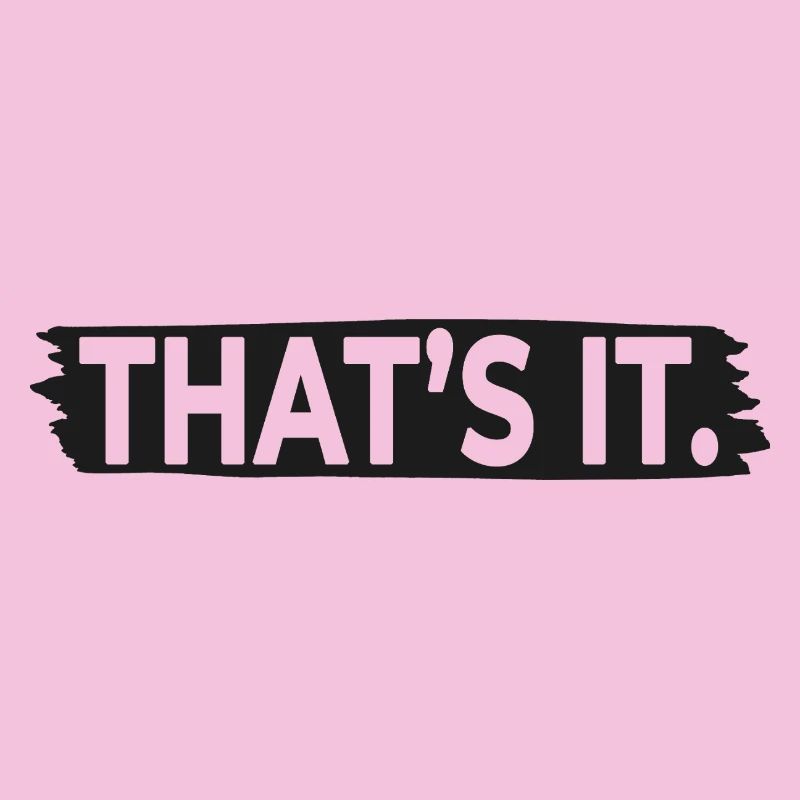 C’EST ÇA. – Typographie minimaliste à déclaration
