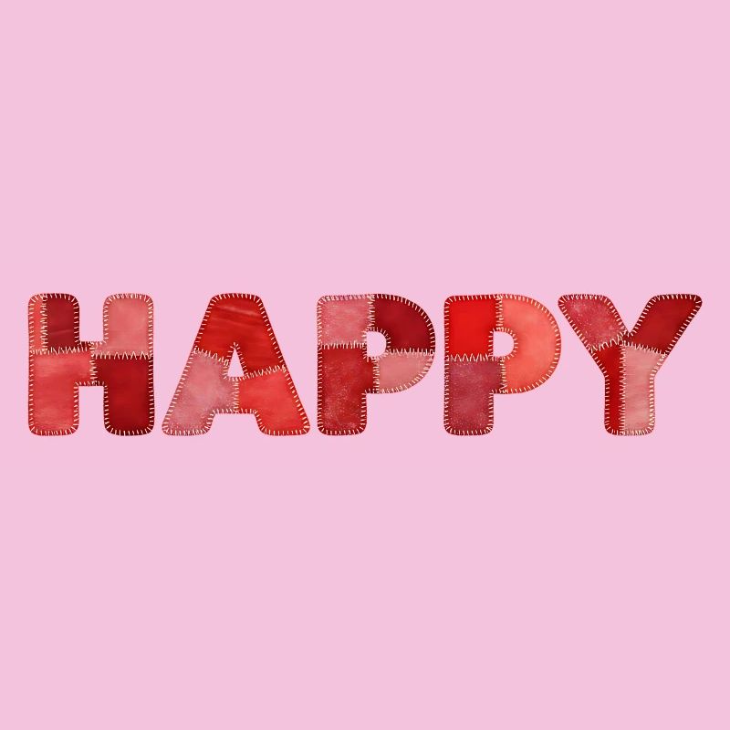 HAPPY Patchwork Broderie Dernière Tendance