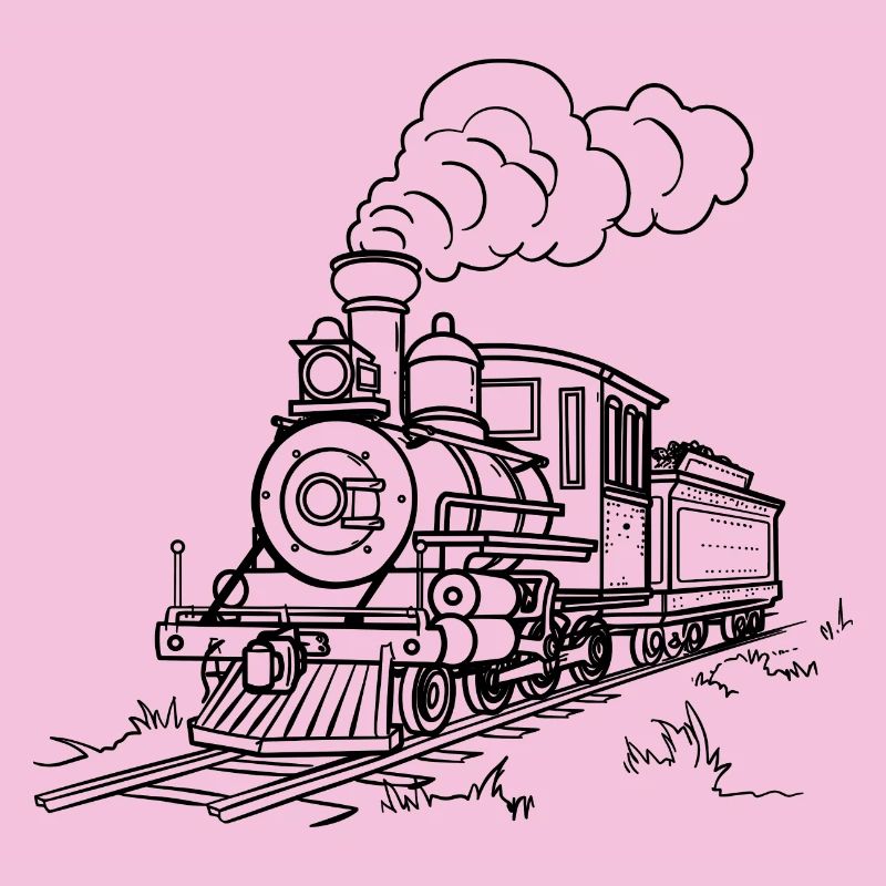 Eisenbahn Zeichnung