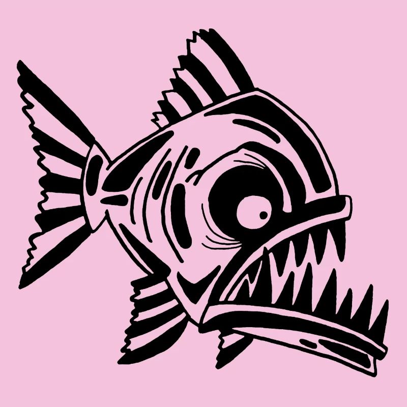 Poisson noir carnivore
