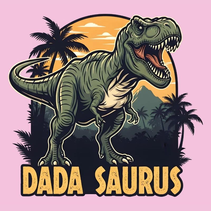 Dada Saurus T-Rex Illustration