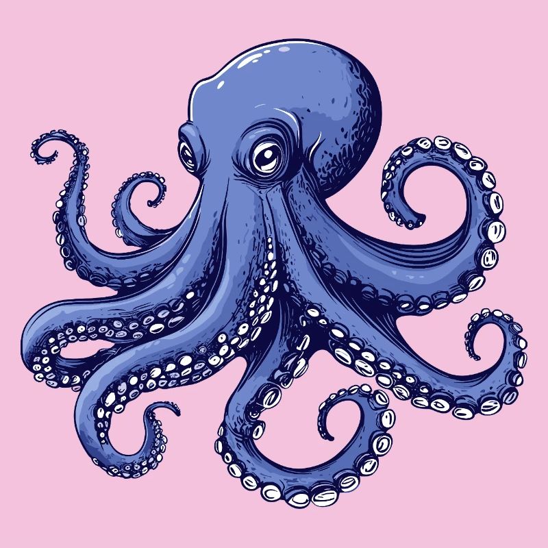 Meeresgeschmack Octopus Design