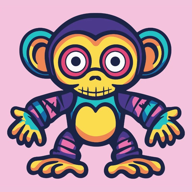 Affe Halloween Zombie