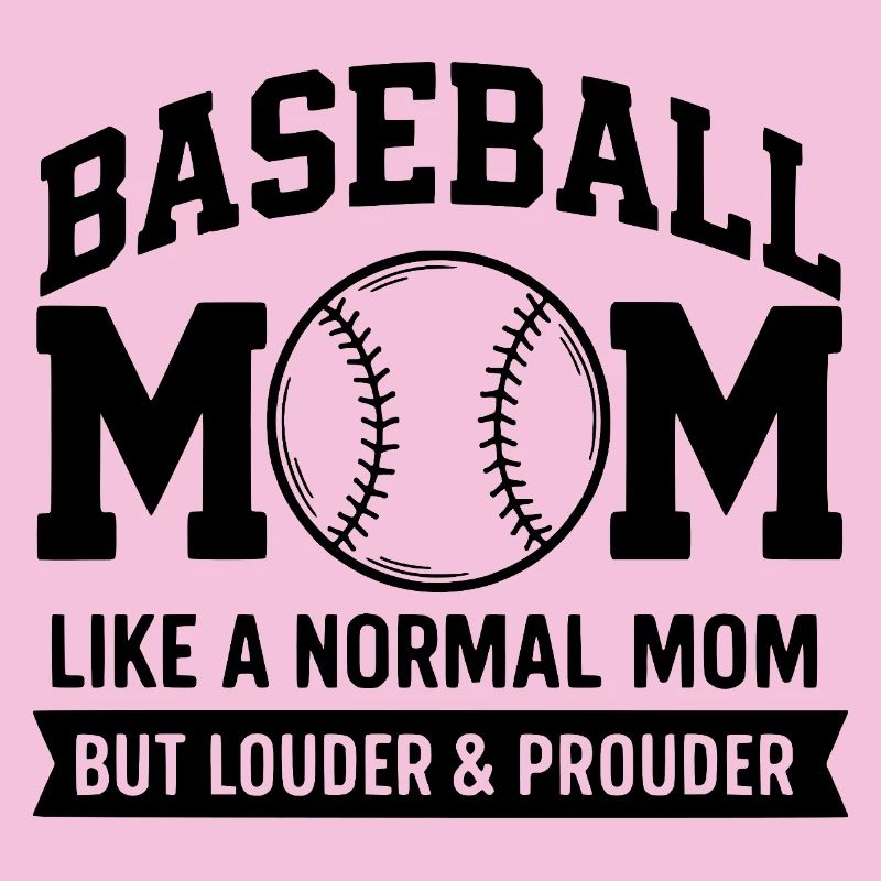 Stolze Baseball-Mutter Zitat Baseball-Mutter