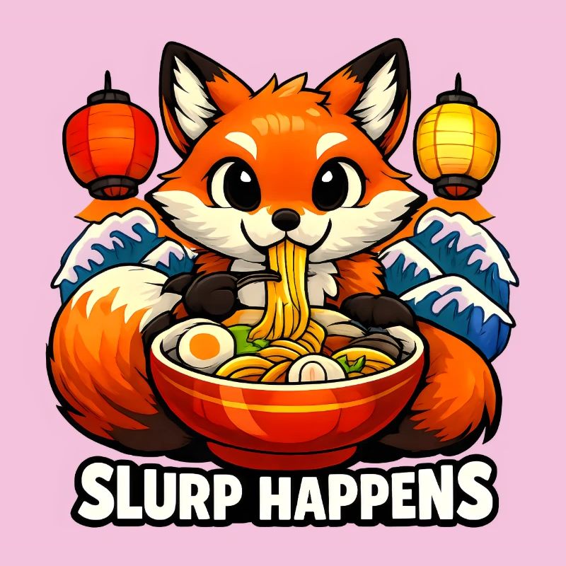Fox Ramen Slurp Happens