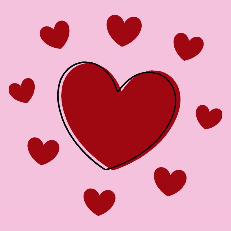 rotes Herz rot Geschenk Valentinstag