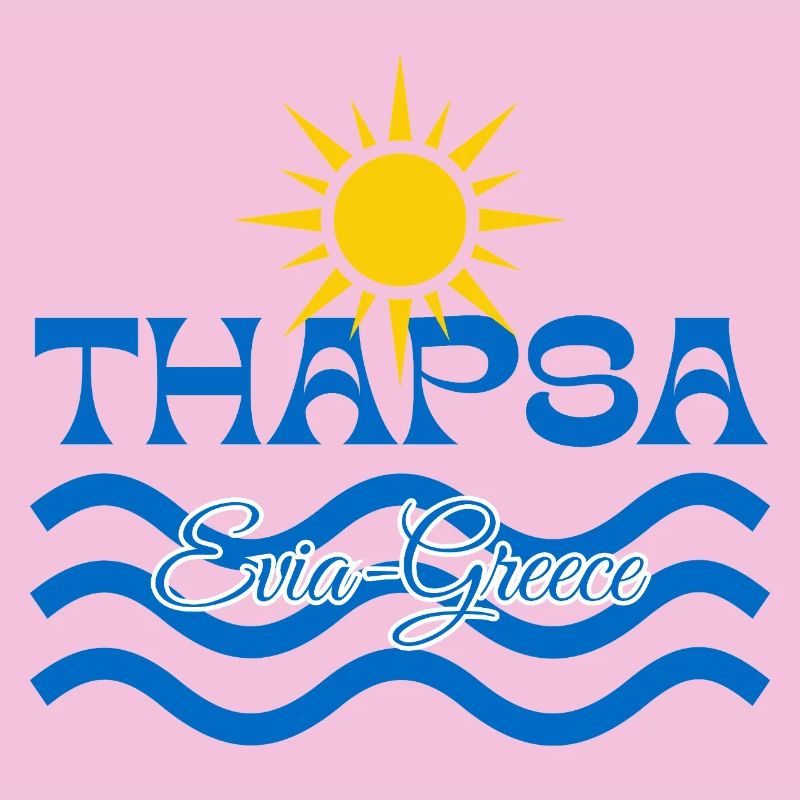 Thapsa Evia Grèce Vagues de soleil