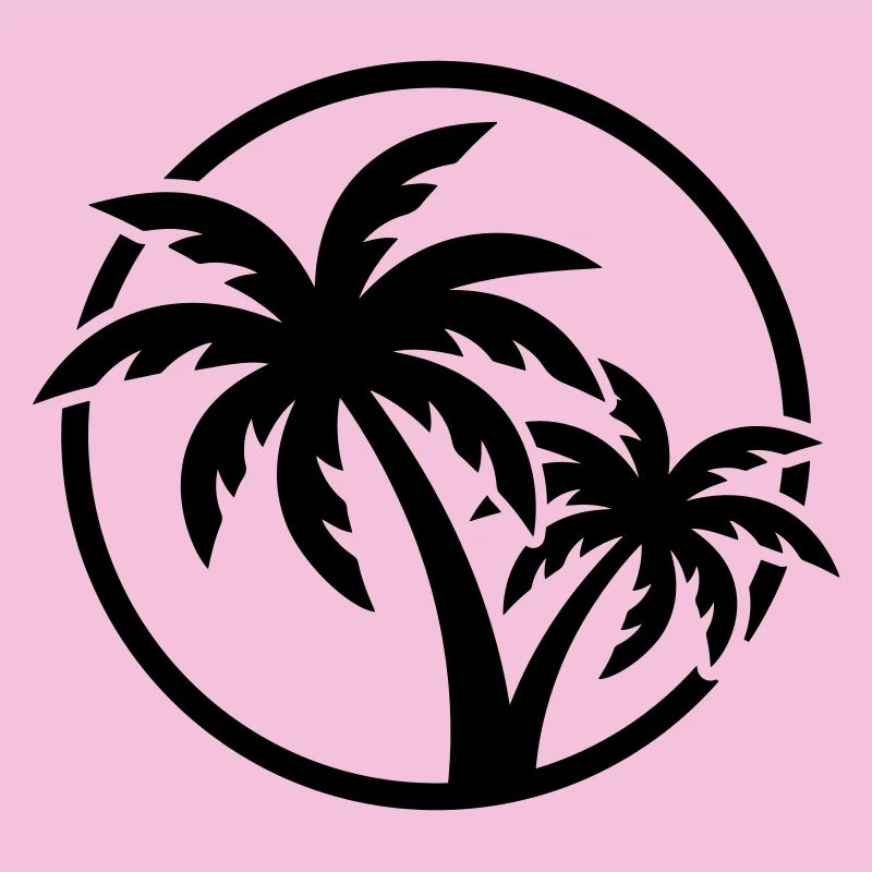 Plage symbole de Palm Tree