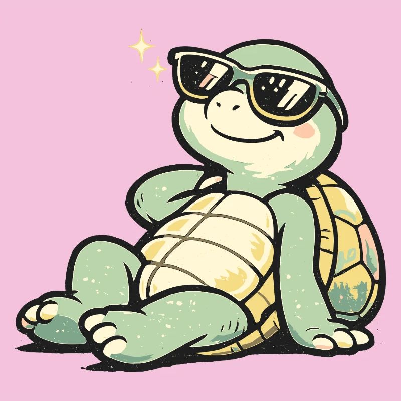 Sun turtle with style