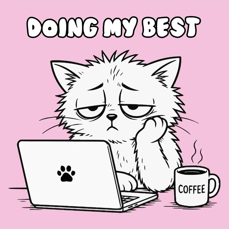 Feline Office Motivation