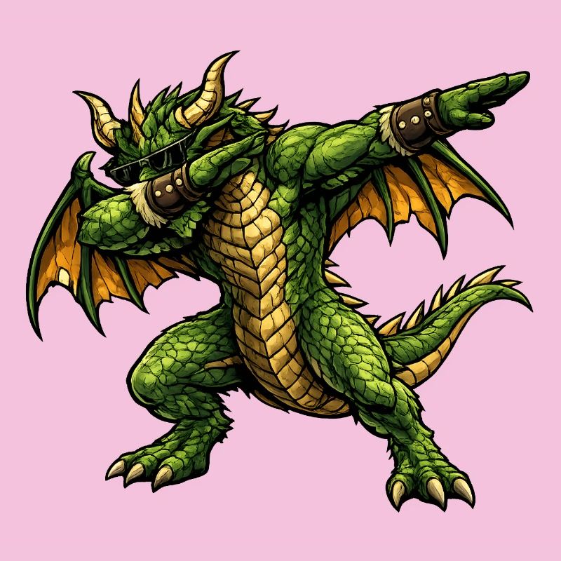 Serious Dabbing Dragon