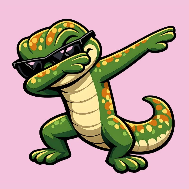 Dabbing Gecko