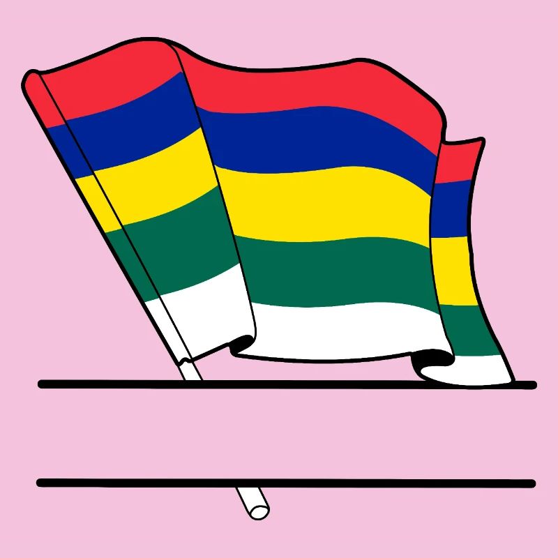 Terschelling-Flagge – Individuelles Inseldesign