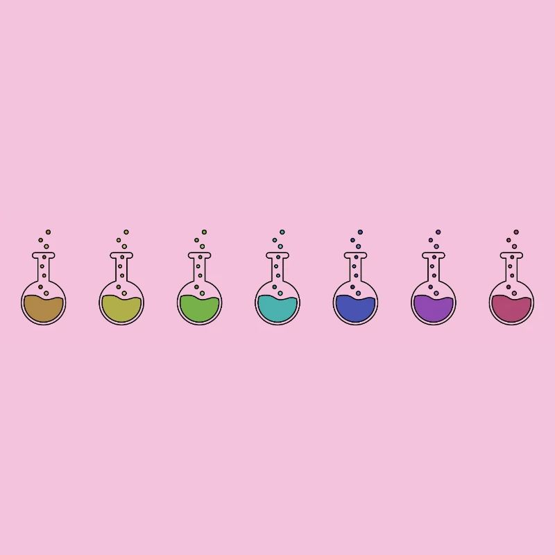 Chemistry experiment in the laboratory