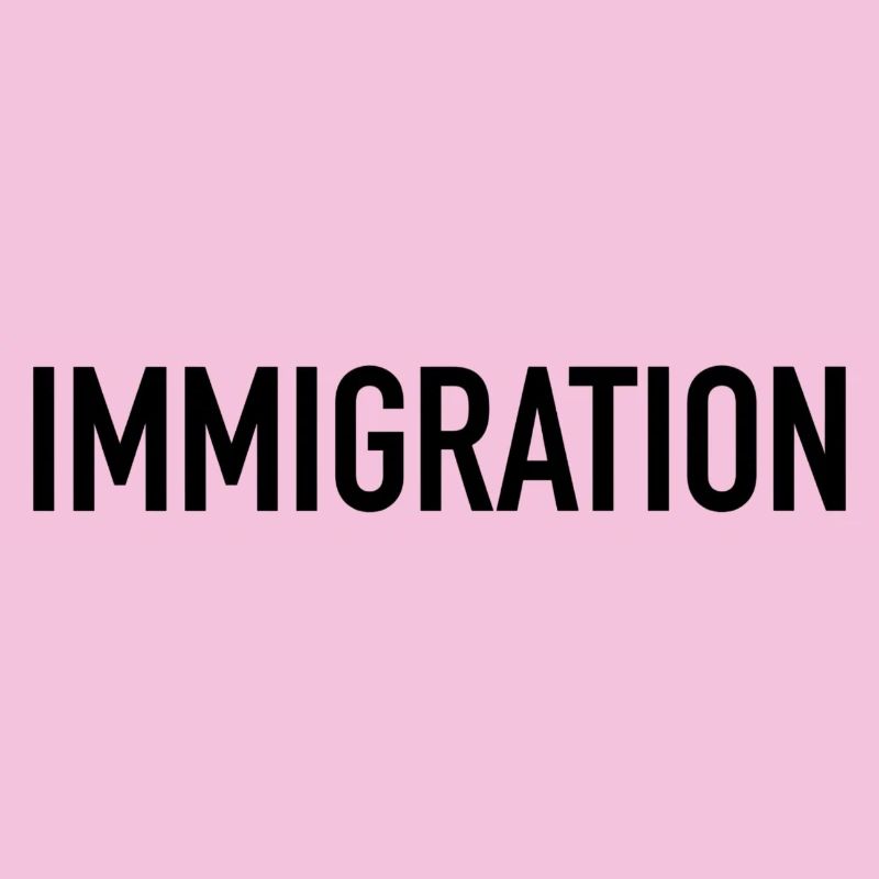 Déclaration de typographie de l’immigration