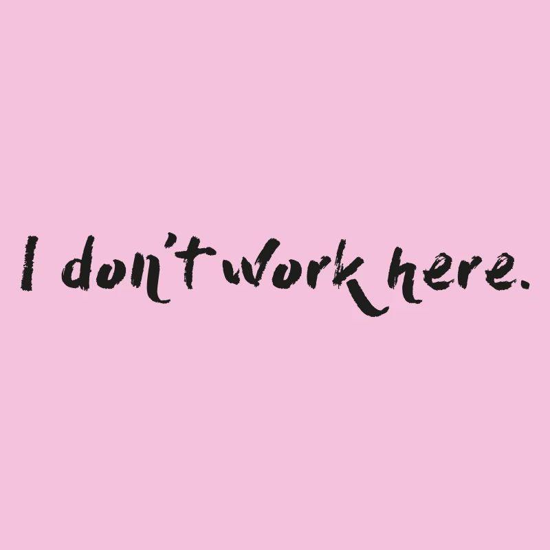 I don't work here.